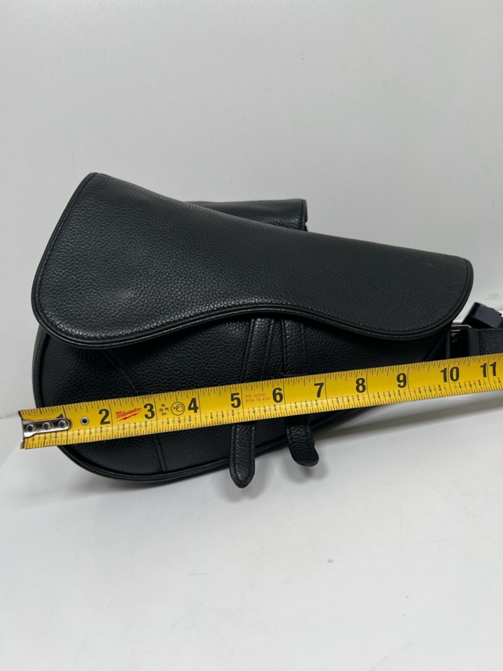 Dior Saddle Crossbody Bag Leather Black - Picture 8 of 11